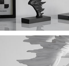 Soft Decor Entryway Shelf Resin Home Decor Craft Figurine Sculpture Ornaments